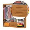 Guarda-Roupa Solteiro Aurora 6 Portas 2 Gavetas Cinamomo - Carioca Móveis