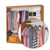 Guarda-Roupa Solteiro Aurora 6 Portas 2 Gavetas Cinamomo - Carioca Móveis