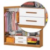 Guarda-Roupa Solteiro Aurora 6 Portas 2 Gavetas Cinamomo/Branco - Carioca Móveis