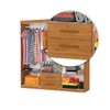Guarda-Roupa Solteiro Aurora 6 Portas 2 Gavetas com Espelho Cinamomo - Carioca Móveis