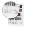 Estante para Livros Duda 8 Prateleiras Branco - Carioca Móveis