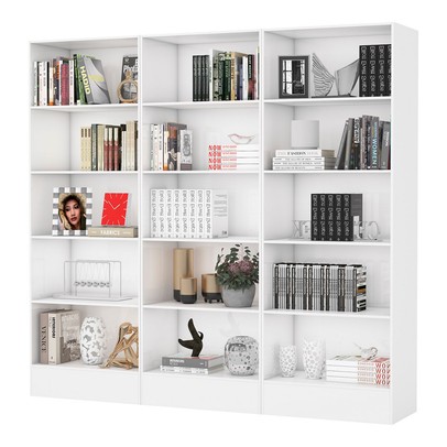 Estante para Livros Duda 12 Prateleiras Branco - Carioca Móvies