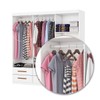 Guarda-Roupa Solteiro Denver 6 Portas 6 Gavetas Branco - Carioca Móveis