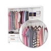 Guarda-Roupa Solteiro Denver 6 Portas 6 Gavetas com Espelho 22121 Branco - Carioca Móveis