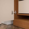 Guarda-Roupa Solteiro Luna 4 Portas 2 Gavetas Creme/Freijó - Politorno