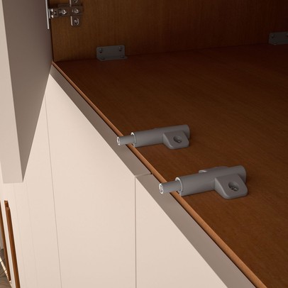 Guarda-Roupa Casal Luna 12 Portas 4 Gavetas Creme/Freijó - Politorno