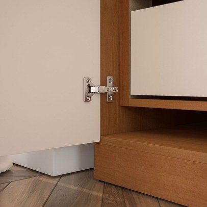 Guarda-Roupa Casal Luna 6 Portas 4 Gavetas Creme/Freijó - Politorno