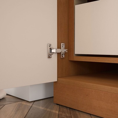 Guarda-Roupa Casal Luna 8 Portas 4 Gavetas Creme/Freijó - Politorno