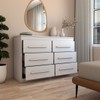 Cômoda Europa 6 Gavetas 100% Mdf Branco - Panorama Móveis