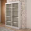 Guarda-Roupa Solteiro Europa 4 Portas e Cômoda 6 Gavetas Branco - Panorama Móveis