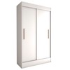 Guarda-Roupa Solteiro Europa 2 Portas 2 Gavetas Branco - Panorama Móveis