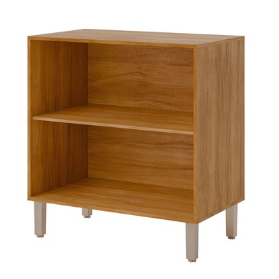 Balcão de Cozinha 80 Cm Divina 2 Portas Cinamomo/Off White - Mgm Móveis