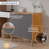 Balcão de Cozinha 80 Cm Divina 2 Portas Cinamomo/Titanium- Mgm Móveis