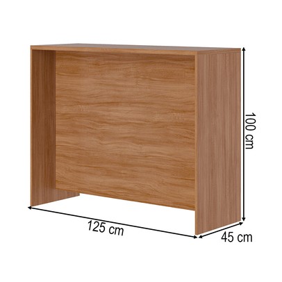 Bancada de Cozinha 125 Cm Gourmet Cinamomo - Mgm Móveis