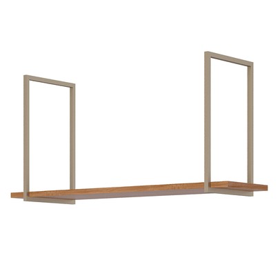 Prateleira Decorativa 125 Cm Gourmet Cinamomo - Mgm Móveis