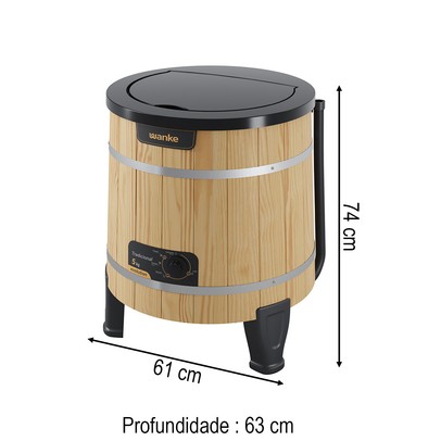 Máquina de Lavar Tradicional 5kg 220v Clara - Wanke