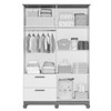 Guarda-Roupa de Bebê Jujuba 4 Portas 2 Gavetas 100% Mdf Branco - Permóbili