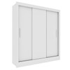 Guarda-Roupa Casal Vitória 3 Portas 4 Gavetas Neve 33375 - Tcil Móveis