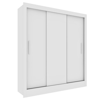 Guarda-Roupa Casal Vitória 3 Portas 4 Gavetas Neve 33375 - Tcil Móveis