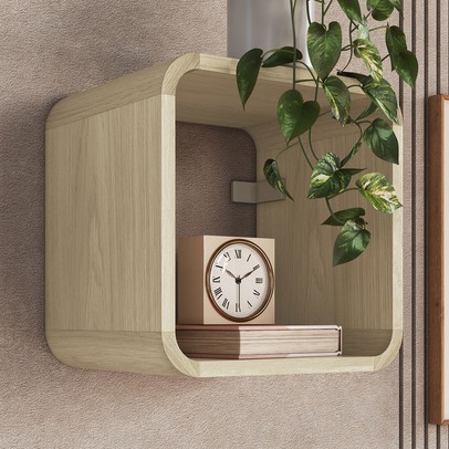 Nicho Organizador Curve Carvalho Araguaia - Completa Móveis