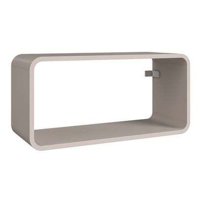 Nicho Organizador Duplo Curve Bege Dunas - Completa Móveis