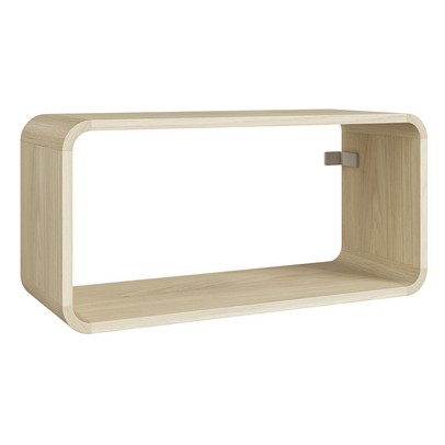 Nicho Organizador Duplo Curve Carvalho Araguaia - Completa Móveis