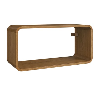 Nicho Organizador Duplo Curve Carvalho Xingu - Completa Móveis