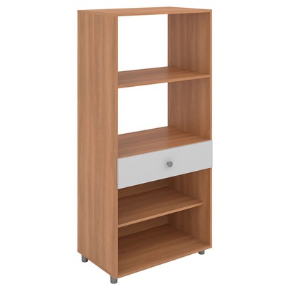 Armário de Cozinha âmbar 2 Portas 1 Gaveta Freijó/Branco - Telasul