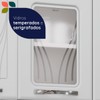 Cozinha Compacta em Aço Star New 9 Portas com Vidro Branco - Telasul