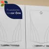 Cozinha Compacta em Aço Star New 9 Portas com Vidro Branco - Telasul