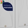 Cozinha Compacta em Aço Star New 9 Portas com Vidro Branco - Telasul
