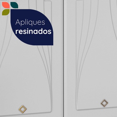 Cozinha Completa em Aço Star New 12 Portas 3 Gavetas com Vidro Branco - Telasul