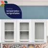 Cozinha Completa em Aço Topázio 12 Portas 3 Gavetas com Vidro Branco - Telasul