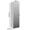 Sapateira Versa Home 1 Porta 5 Prateleiras com Espelho Branco - Telasul