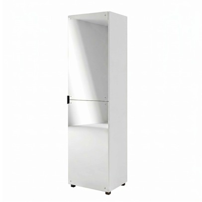 Sapateira Versa Home 1 Porta 5 Prateleiras com Espelho Branco - Telasul