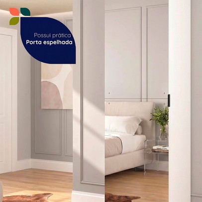 Sapateira Versa Home 1 Porta 5 Prateleiras com Espelho Branco - Telasul