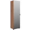 Sapateira Versa Home 1 Porta 5 Prateleiras com Espelho Freijó - Telasul