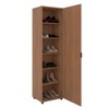 Sapateira Versa Home 1 Porta 5 Prateleiras com Espelho Freijó - Telasul