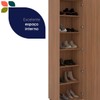 Sapateira Versa Home 1 Porta 5 Prateleiras com Espelho Freijó - Telasul