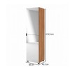 Sapateira Versa Home 1 Porta 5 Prateleiras com Espelho Freijó - Telasul