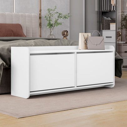 Sapateira Scarlett 2 Portas Branco - Pnr Móveis