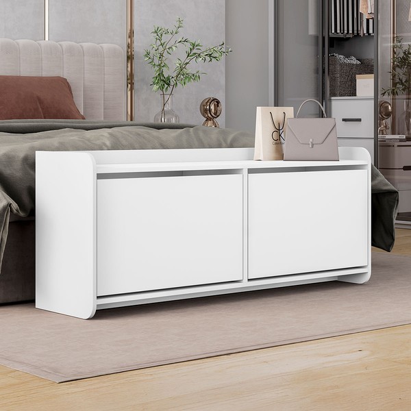 Sapateira Scarlett 2 Portas Branco - Pnr Móveis