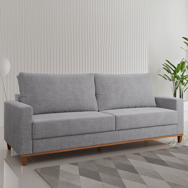 Sofá Living 4 Lugares Zack Linhão Nanquin - Vian