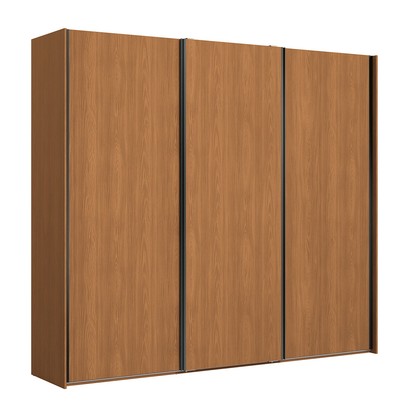 Guarda-Roupa Casal Castelar 3 Portas 4 Gavetas Canela - Kappesberg