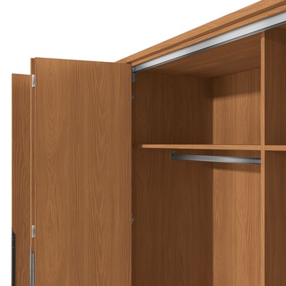 Guarda-Roupa Casal Velasco 6 Portas 4 Gavetas Canela - Kappesberg