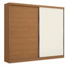 Guarda-Roupa Casal Benito 2 Portas 4 Gavetas Flex Canela/Off White - Kappesberg