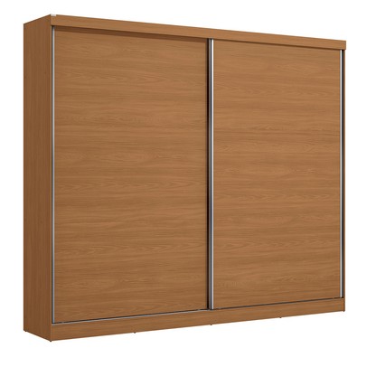 Guarda-Roupa Casal Benito 2 Portas 4 Gavetas Flex Canela/Off White - Kappesberg