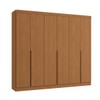Guarda-Roupa Casal Marino 6 Portas 4 Gavetas Canela - Kappesberg