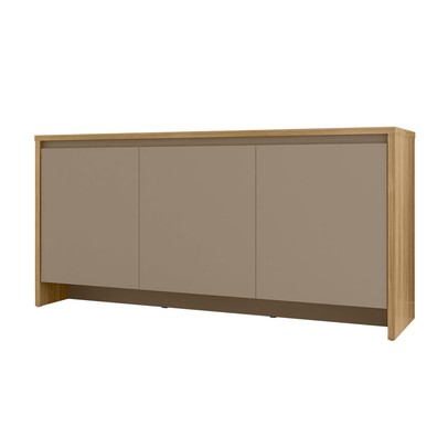 Balcão Buffet Meia-Praia 3 Portas 1 Gaveta Hannover/Fendi - Pnr Móveis