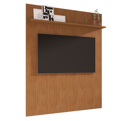 Painel para TV Até 60 Polegadas Aléria 1 Prateleira Cedro - Pnr Móveis